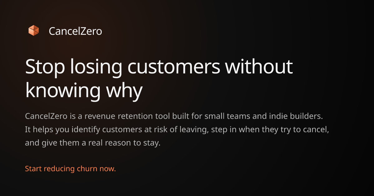I lost 1,300£/mo to a customer who thought i killed a feature I never touched. So I built a tool to